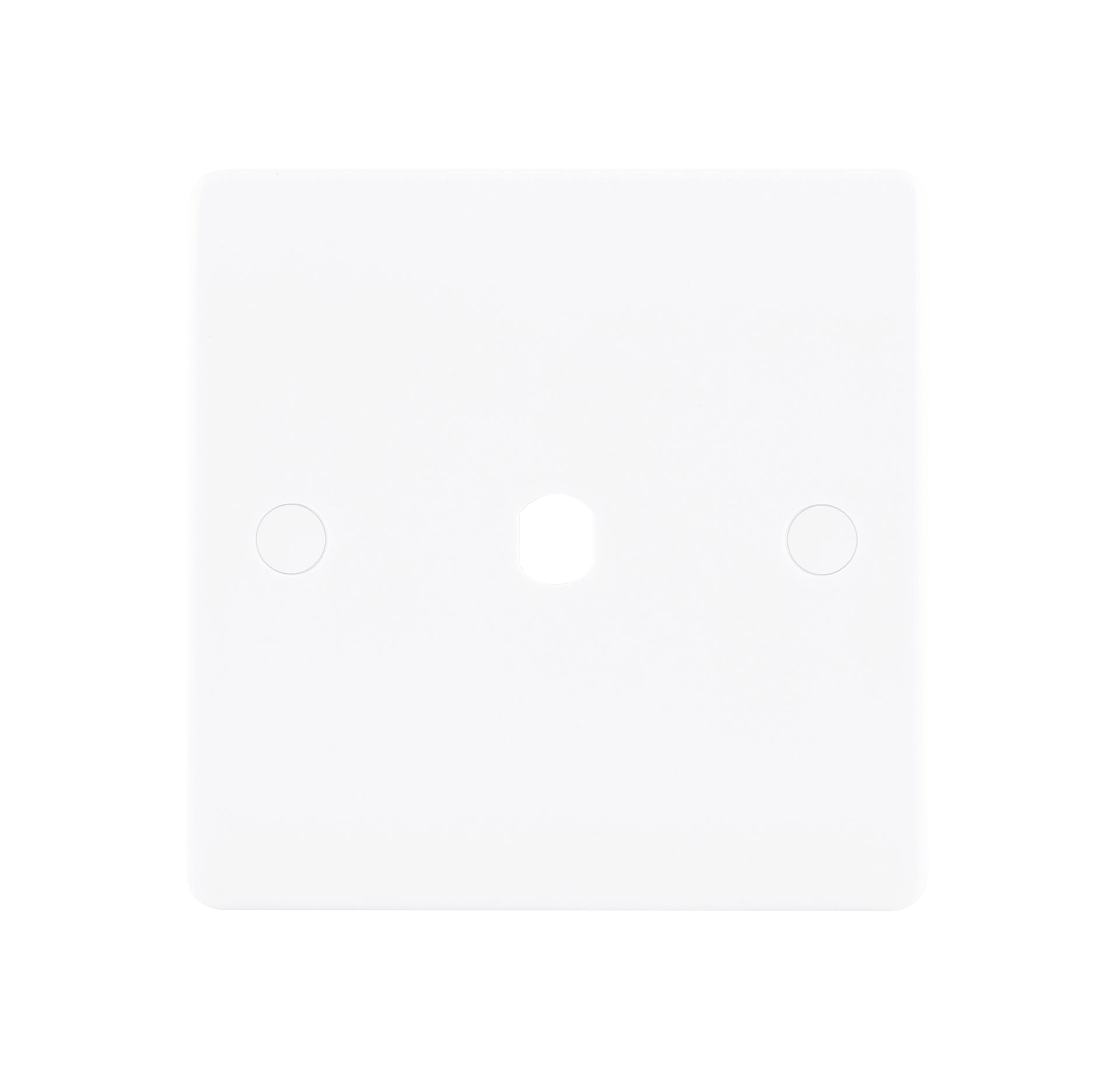 Niglon NDP1 1 Gang Dimmer Faceplate White Moulded