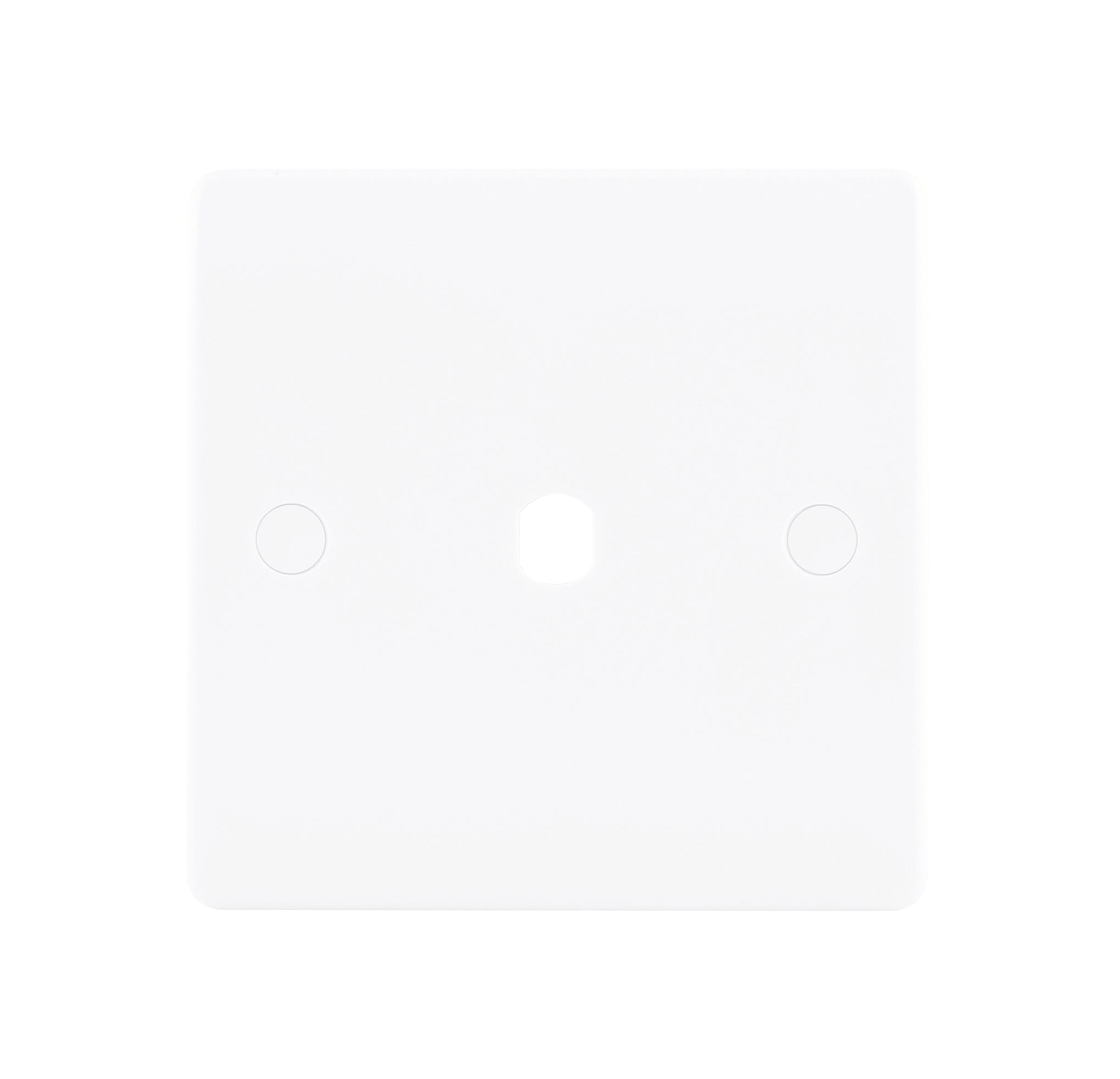 Niglon NDP1 1 Gang Dimmer Faceplate White Moulded