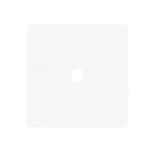 Niglon NDP1 1 Gang Dimmer Faceplate White Moulded