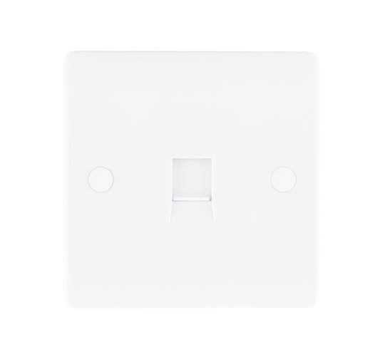 Niglon NDS16 1 Gang CAT6 Outlet White Moulded