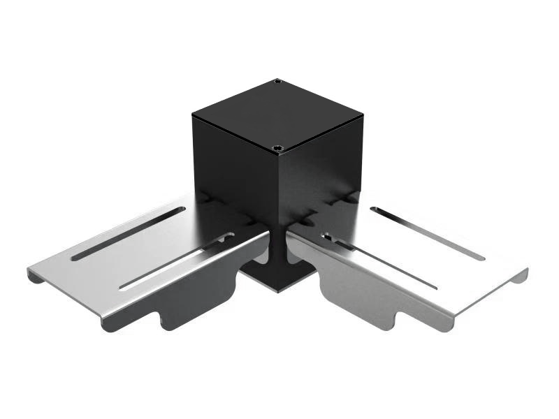 Kosnic NIL-CL-BLK Nile 2 90 Deg Interlock L Connector Black