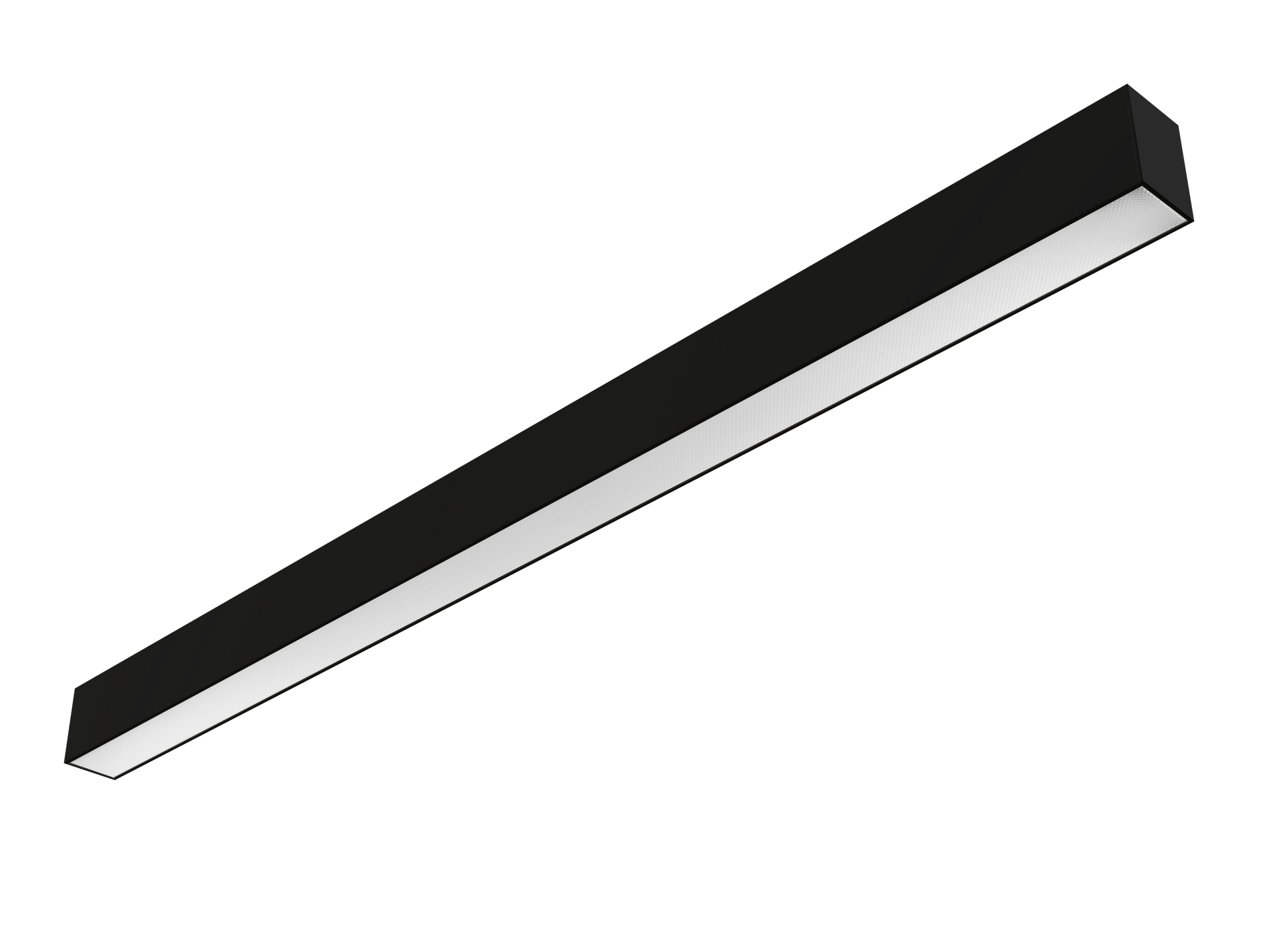 Kosnic NIL4F35-W140-BLK/D Nile 2 4FT 35W Surface or Suspenion Mount LED Batten with Dali 4000K Black