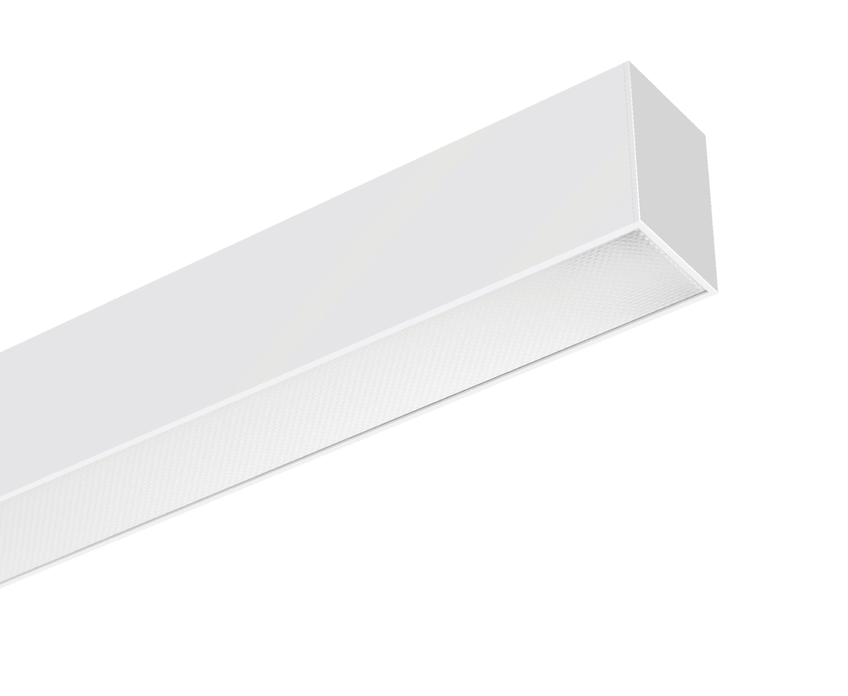 Kosnic NIL4F35-W140-WHT/D Nile 2 4FT 35W Surface or Suspenion Mount LED Batten with Dali 4000K White