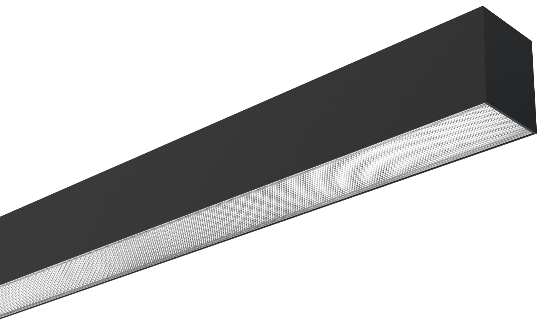 Kosnic NIL34F40-W1SCT-BLK/DA Nile 3 4FT 7W/40W Multiple Mount CCT LED LED Batten with Dali Black