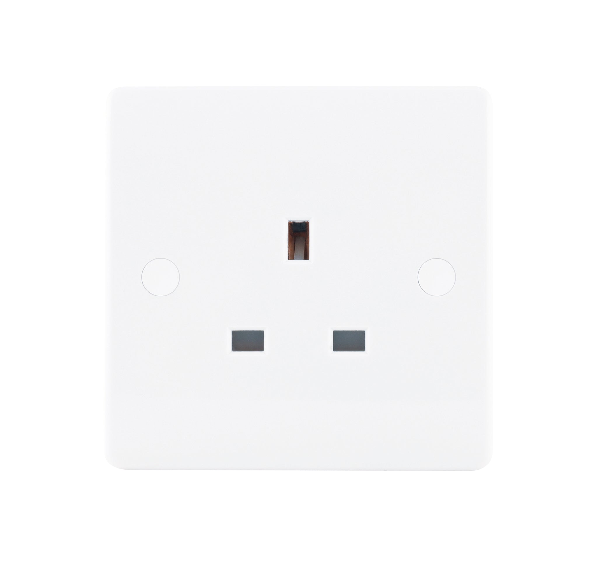 Niglon NS131 1 Gang 13A Unswitched Socket White Moulded