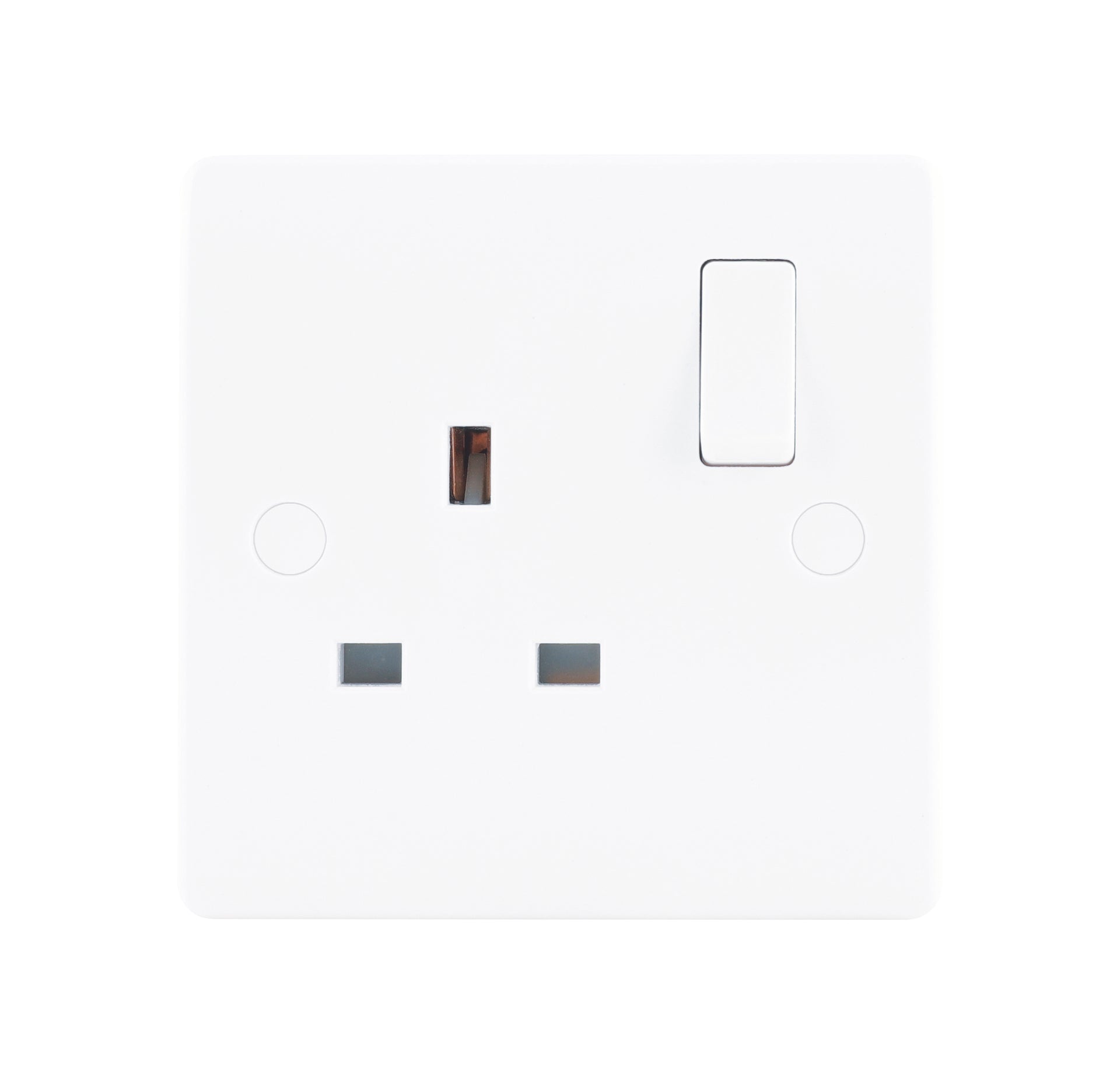 Niglon NS131DPS 1 Gang 13A DP Switched Socket White Moulded