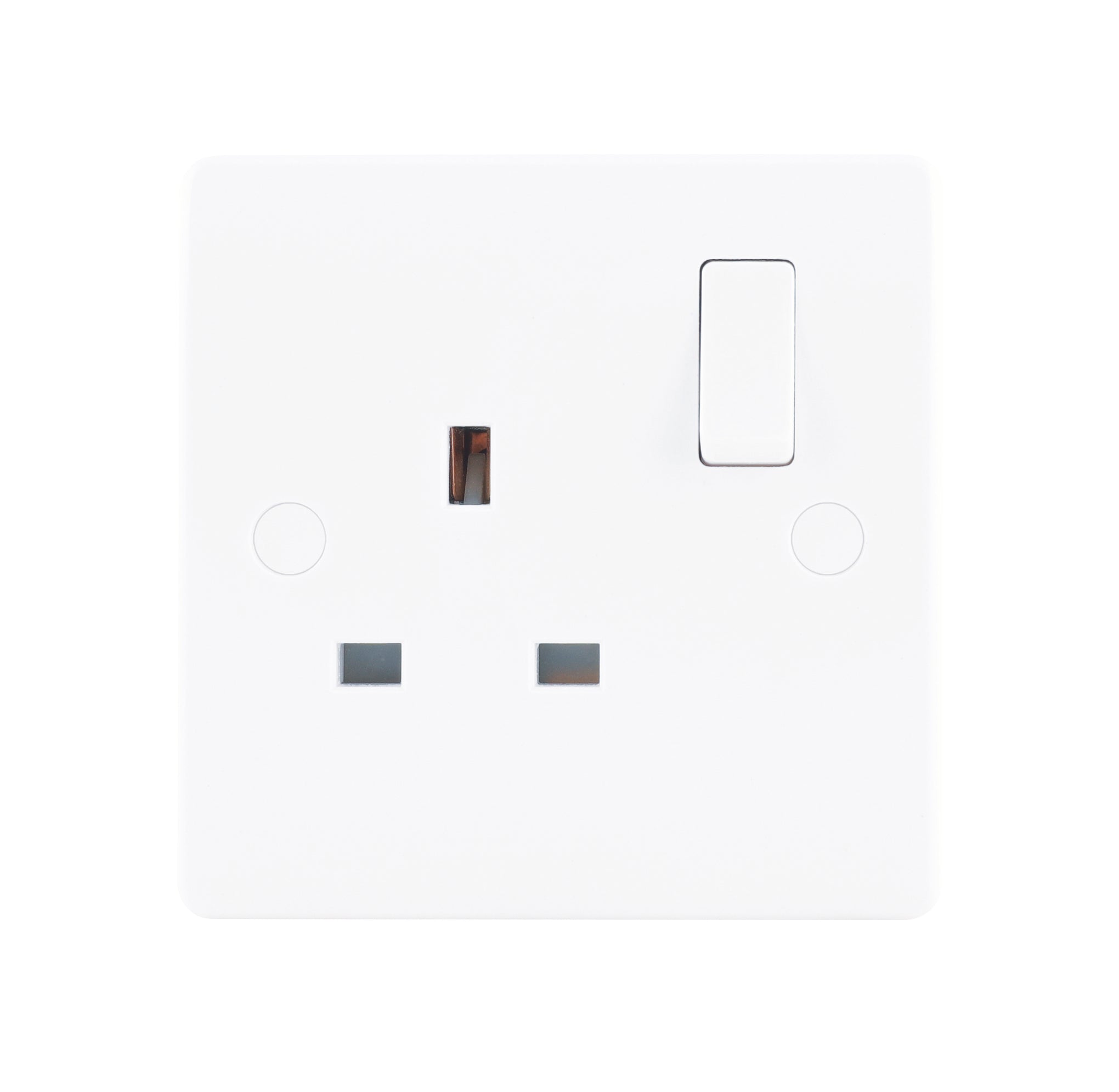 Niglon NS131DPS 1 Gang 13A DP Switched Socket White Moulded