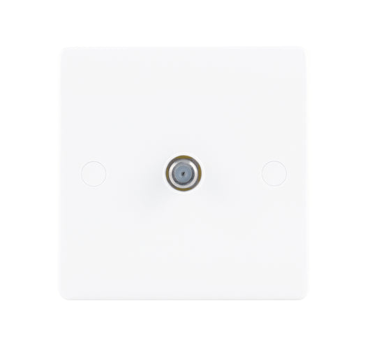 Niglon NSAT1 1 Gang Satellite Outlet White Moulded