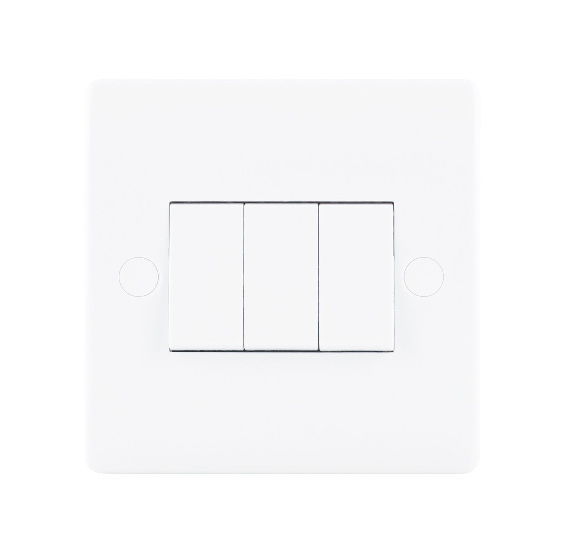 Niglon NSP632 3 Gang 2 Way Switch White Moulded