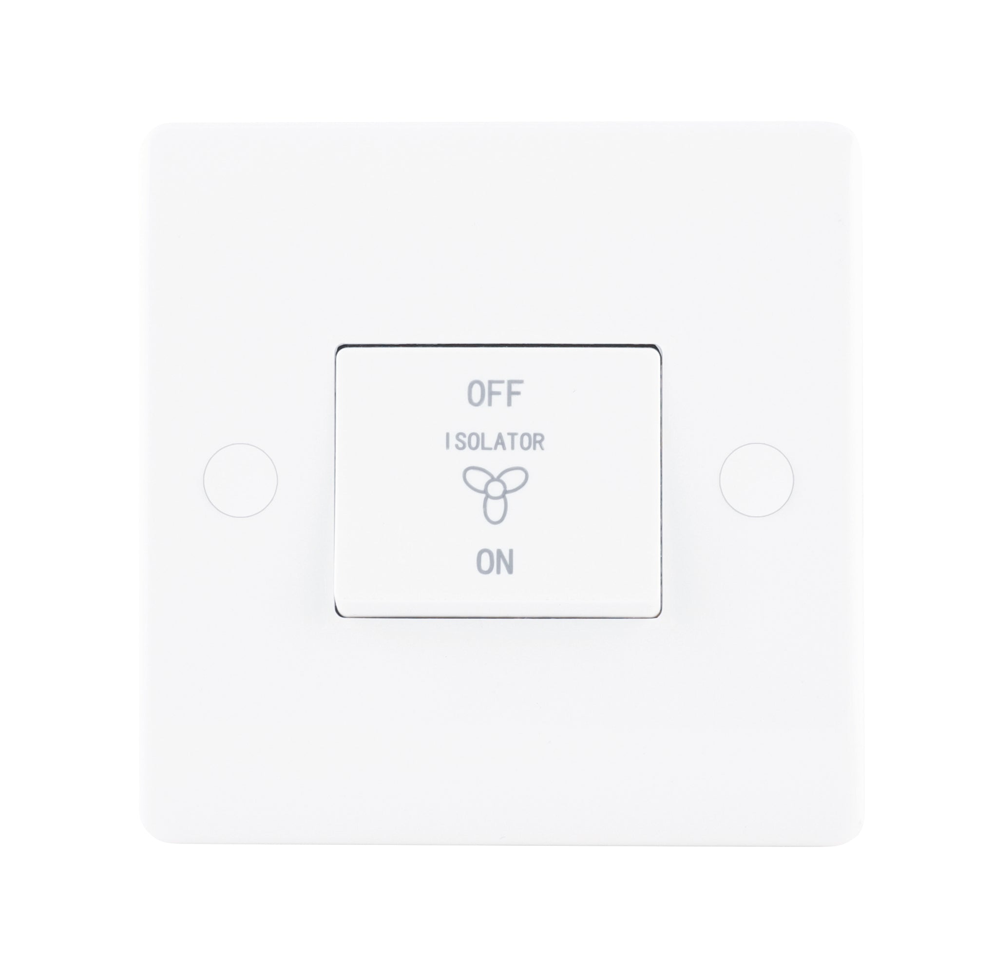 Niglon NSP6FAN 1 Gang TP Fan Isolator Switch White Moulded