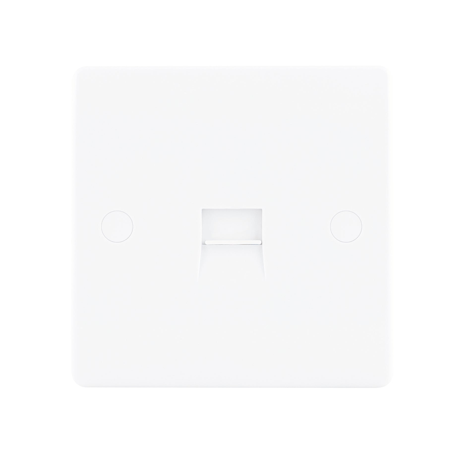 Niglon NTS1SDC 1 Gang Secondary Telephone Outlet White Moulded