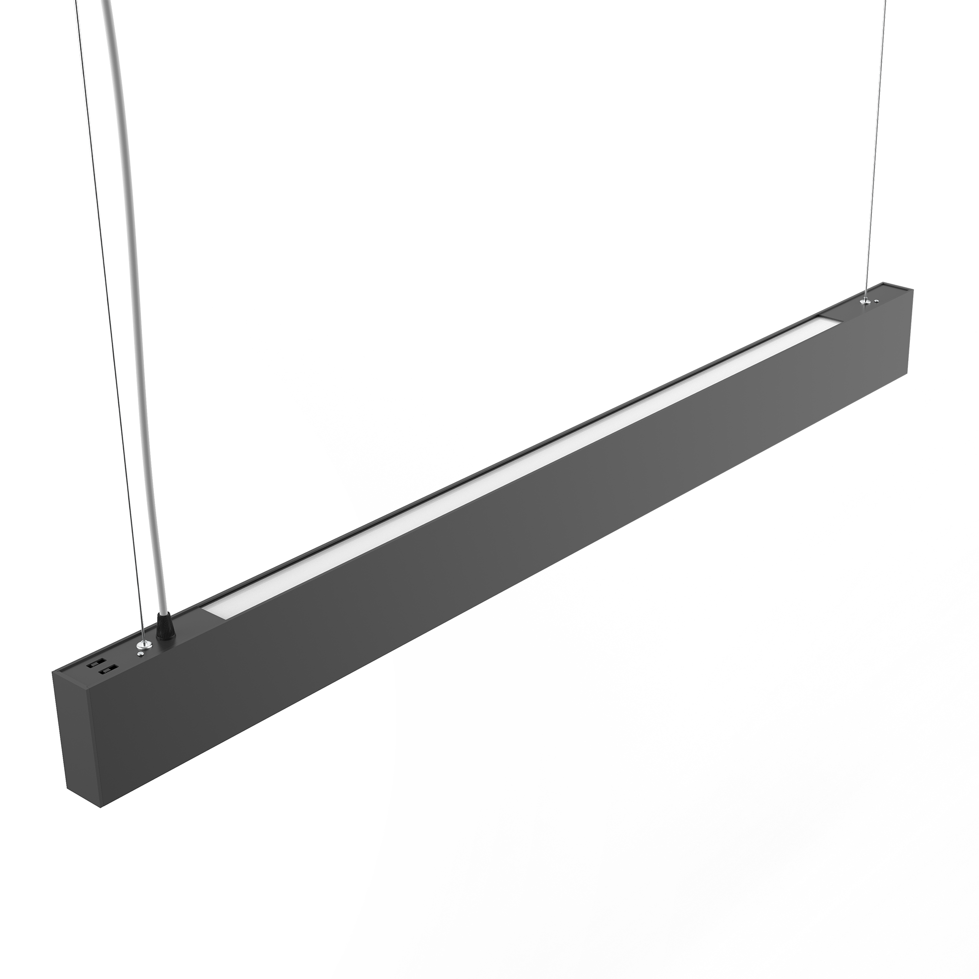 Kosnic NCH5F42-BLK Nachi 5FT 6W/36W CCT Suspended LED Batten Black