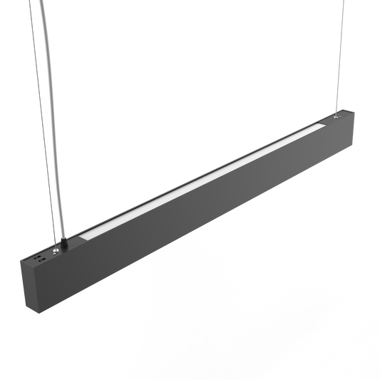 Kosnic NCH5F42-BLK Nachi 5FT 6W/36W CCT Suspended LED Batten Black