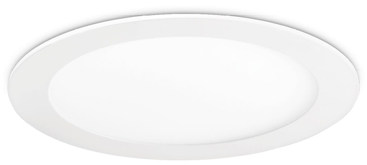 Kosnic NYO3IN06-W30 Nyos 6W Edge Lit Circular LED Panel Downlight 3000K IP44 White