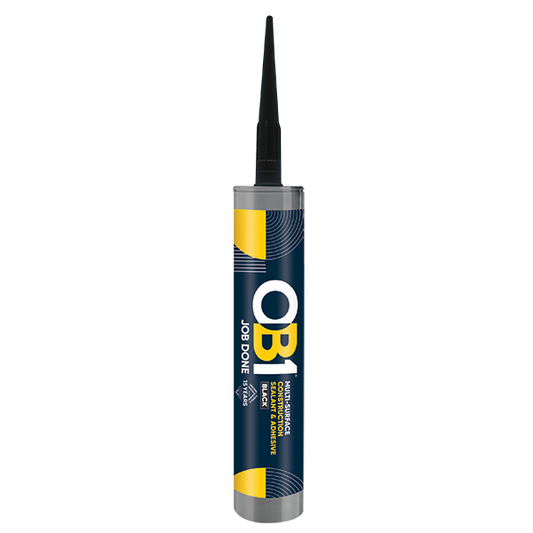 Unicrimp OB1SCS290BL OB1 Multi-Surface Construction Sealant & Adhesive 290ml Black