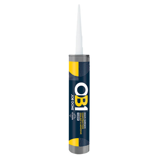 Unicrimp OB1SCS290C OB1 Multi-Surface Construction Sealant & Adhesive 290ml Clear