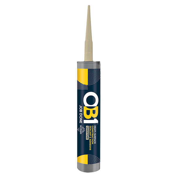 Unicrimp OB1SCS290SST OB1 Multi-Surface Construction Sealant & Adhesive 290ml Sandstone