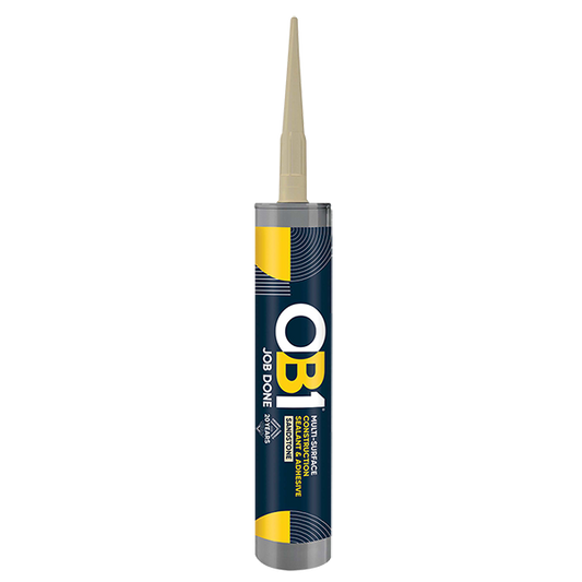 Unicrimp OB1SCS290SST OB1 Multi-Surface Construction Sealant & Adhesive 290ml Sandstone