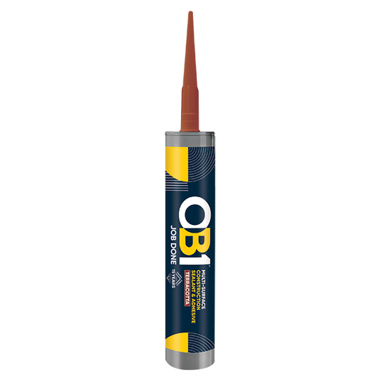 Unicrimp OB1SCS290T OB1 Multi-Surface Construction Sealant & Adhesive 290ml Terracotta