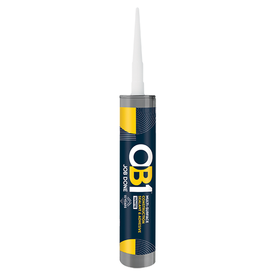 Unicrimp OB1SCS290W OB1 Multi-Surface Construction Sealant & Adhesive 290ml White