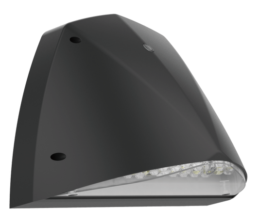 Kosnic ODI24-SCT-BLK/DS Odin 14-24W CCT LED Wall Light with Dusk to Dawn Sensor IP65 Black