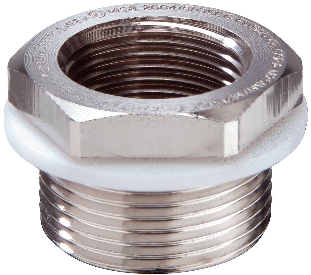 Wiska 50065651 OSRA M25-M16 Atex Brass Nickel Plated Reduction Adaptor IP66 / IP67