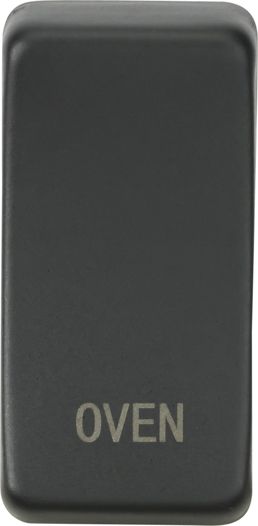 Knightsbridge GDOVENAT Oven Rocker Cap Anthracite