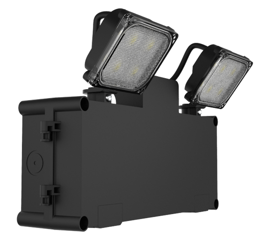 Kosnic ORD03-BLK/DA Orda 2 Dali 3.5W Dual Mode LED Emergency Twinspot 6500K IP65 Black