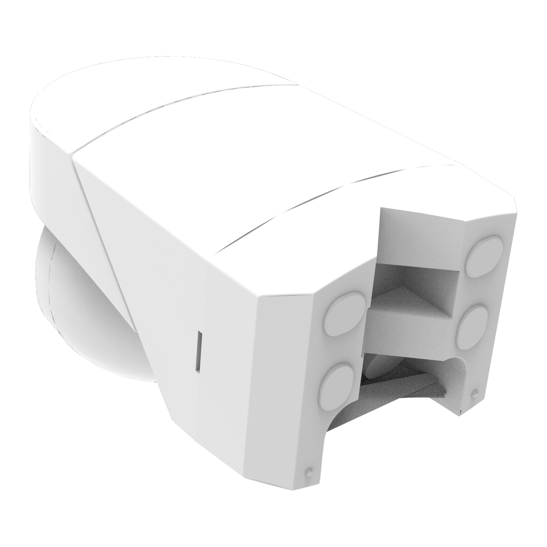 Kosnic KAV-P-WHT Kavka PIR Sensor with 3 Mount Positions IP54 White