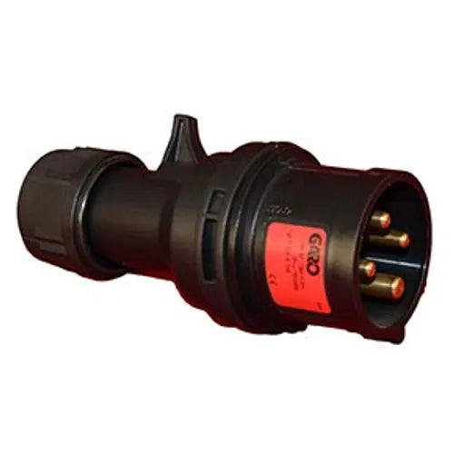 Garo P332-6S-B 32A 4P 415V Entertainment Plug IP44 Black