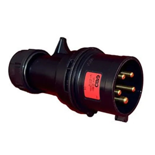 Garo P432-6S-B 32A 5P 415V Entertainment Plug IP44 Black