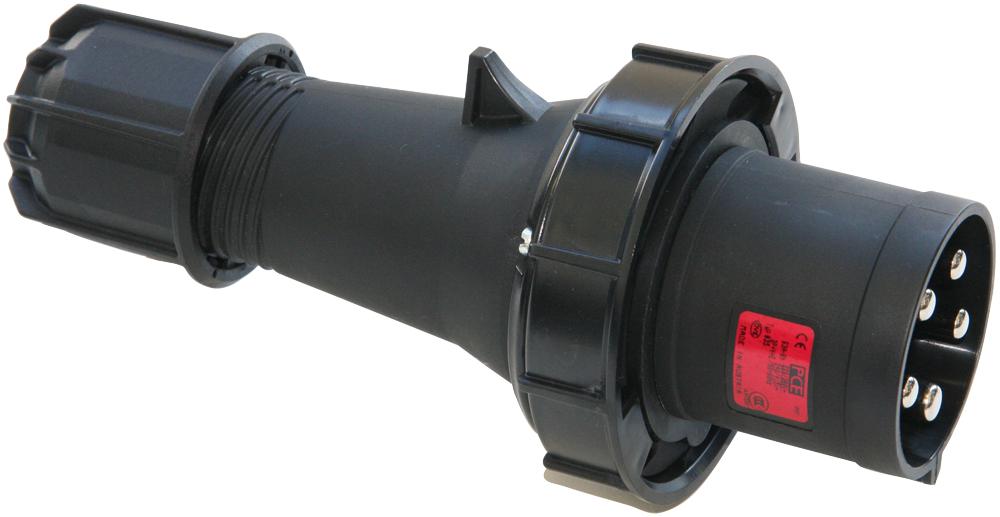 Garo P463-6S-B 63A 5P 415V Entertainment Plug IP44 Black