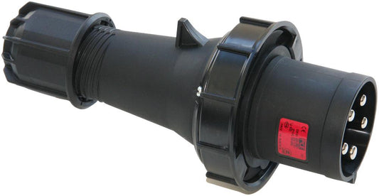 Garo P463-6S-B 63A 5P 415V Entertainment Plug IP44 Black