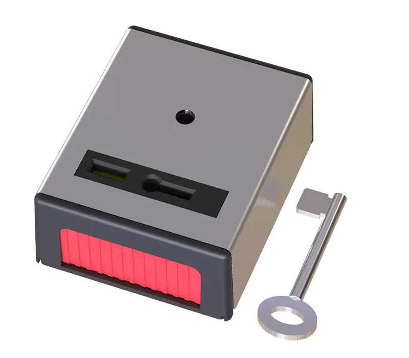 CQR PASP1/SS Single Push Panic Alarm Stainless Steel