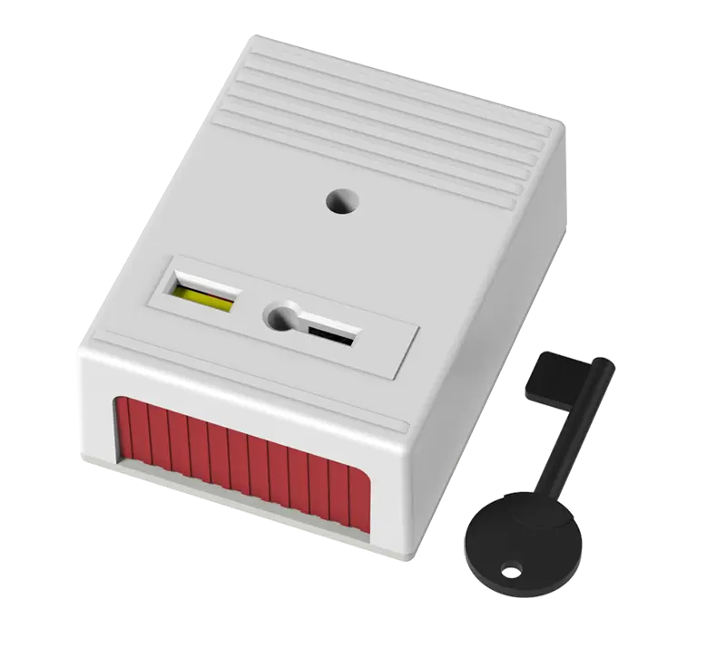 CQR PASP1 Single Push Panic Alarm White