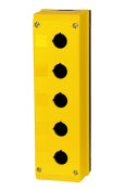 Switchtec PB22-B5Y TEND 5 Hole Yellow Pushbutton Station IP65