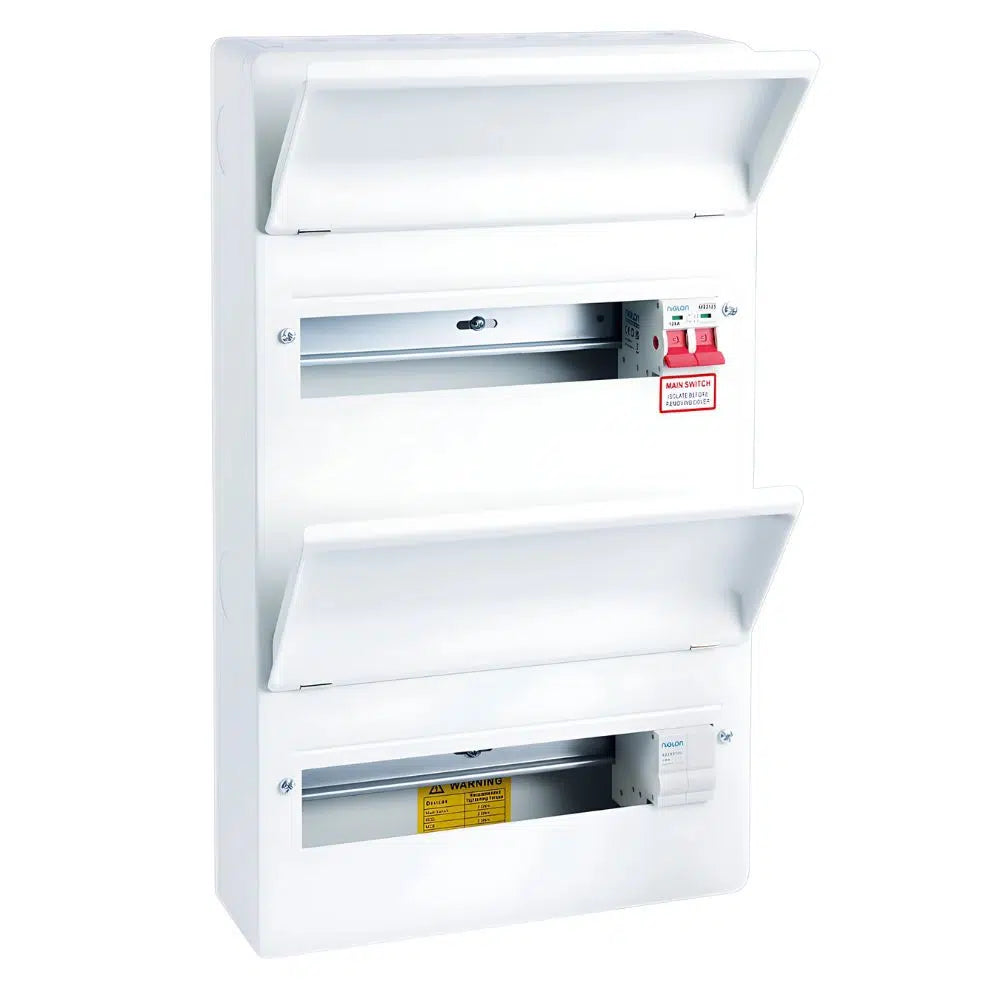 Niglon PCU2824M 24 Way Consumer Unit with 100A Mains Switch