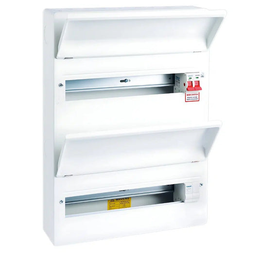 Niglon PCU3632M 32 Way Consumer Unit with 100A Mains Switch