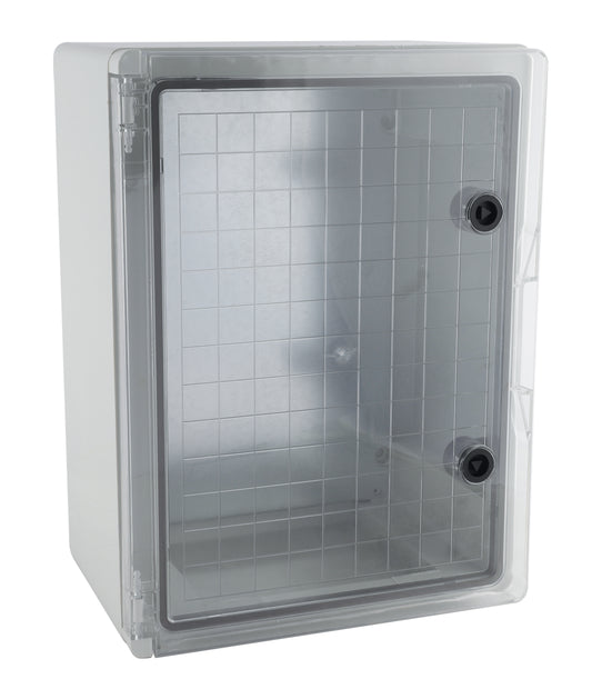 Niglon PE352515C 350 x 250 x 150mm ABS Enclosure with Transparent Door & Back Plate IP65