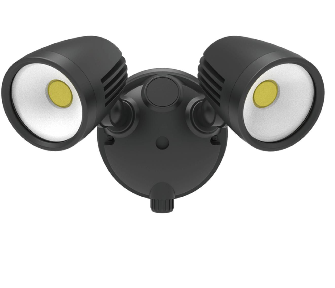 Kosnic PIX20-BLK Pixley 20W CCT LED Twin Spot Floodlight IP54 Black