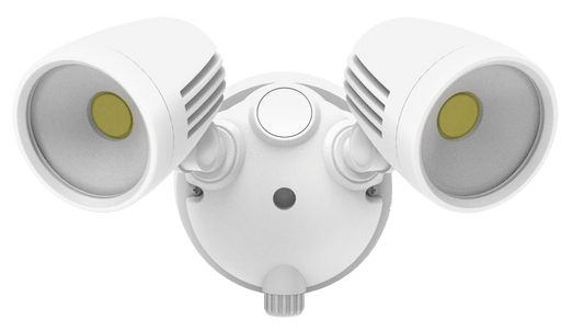 Kosnic PIX20-WHT Pixley 20W CCT LED Twin Spot Floodlight IP54 White