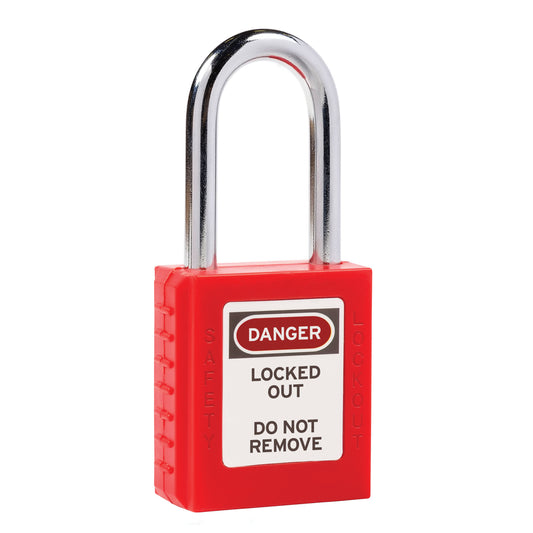 Niglon PLR38 6 x 38mm Steel Shackle Safety Padlock
