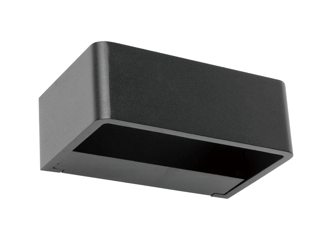 Kosnic POR10-SCT-BLK Portage II 10W CCT LED Up / Down Wall Light Black