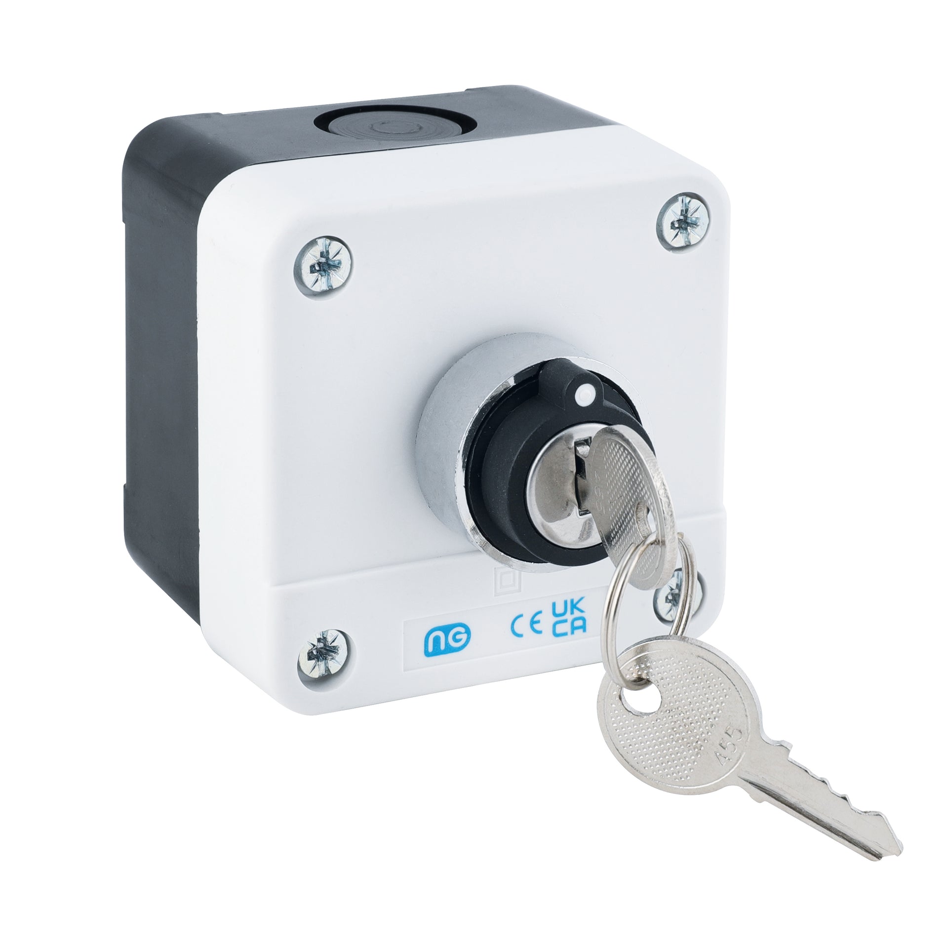 Niglon PPS1K2 1 Gang 2 Postion Stay Put Keyswitch Station IP65