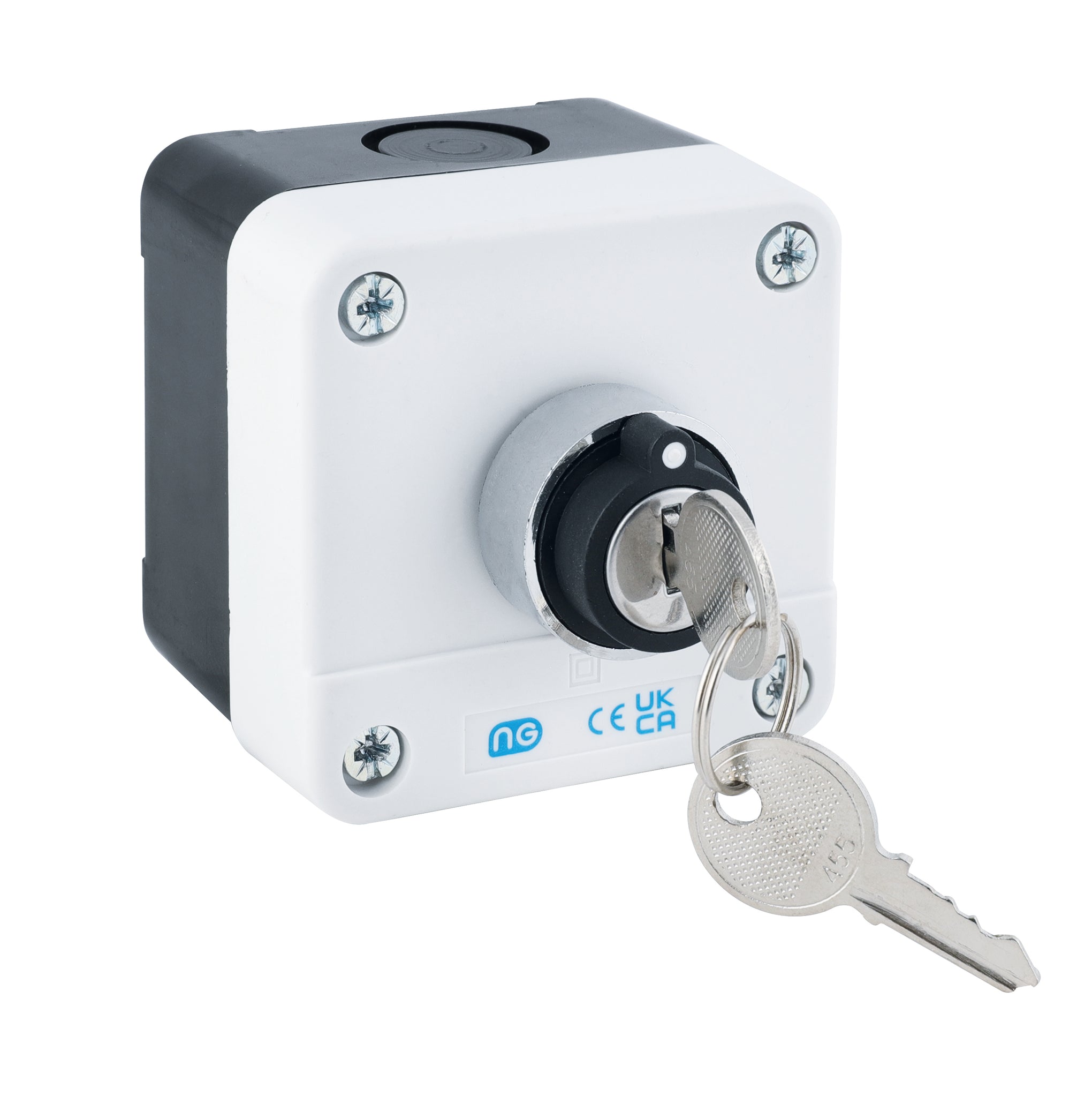 Niglon PPS1K2 1 Gang 2 Postion Stay Put Keyswitch Station IP65