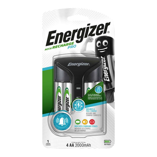 Energizer ENEPROC Pro Charger with 4 x AA 2000mAh Batteries