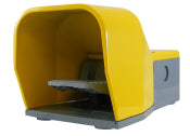 Switchtec PS2111/V0-M Comepi 1 N/O + 1 N/C Metal Footswitch (Full Cover) Yellow IP65