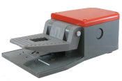 Switchtec PS2151/V0 Comepi 1 N/O + 1 N/C Plastic Footswitch (No Cover) Red IP65