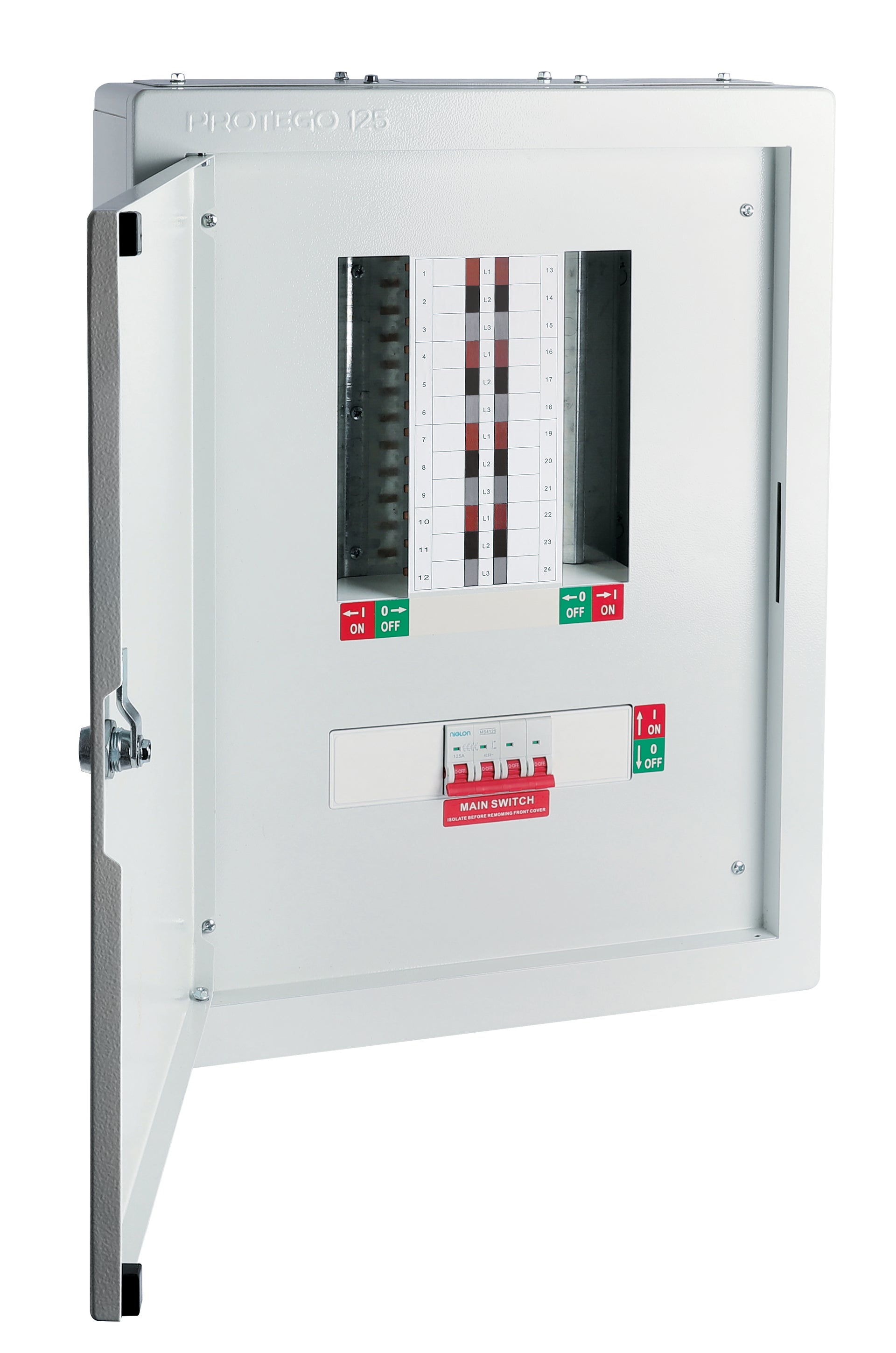 Niglon PTB08S 8 Way TP B Type Distribution Board with 125A Incomer