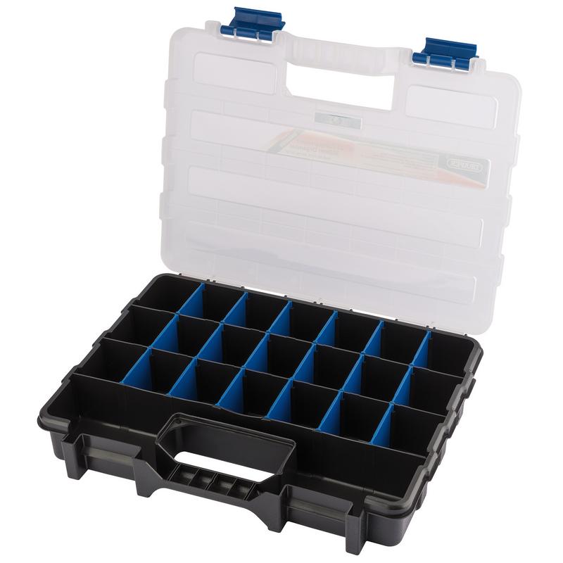 Draper QC12P Multi-Compartment Organiser Black & Blue